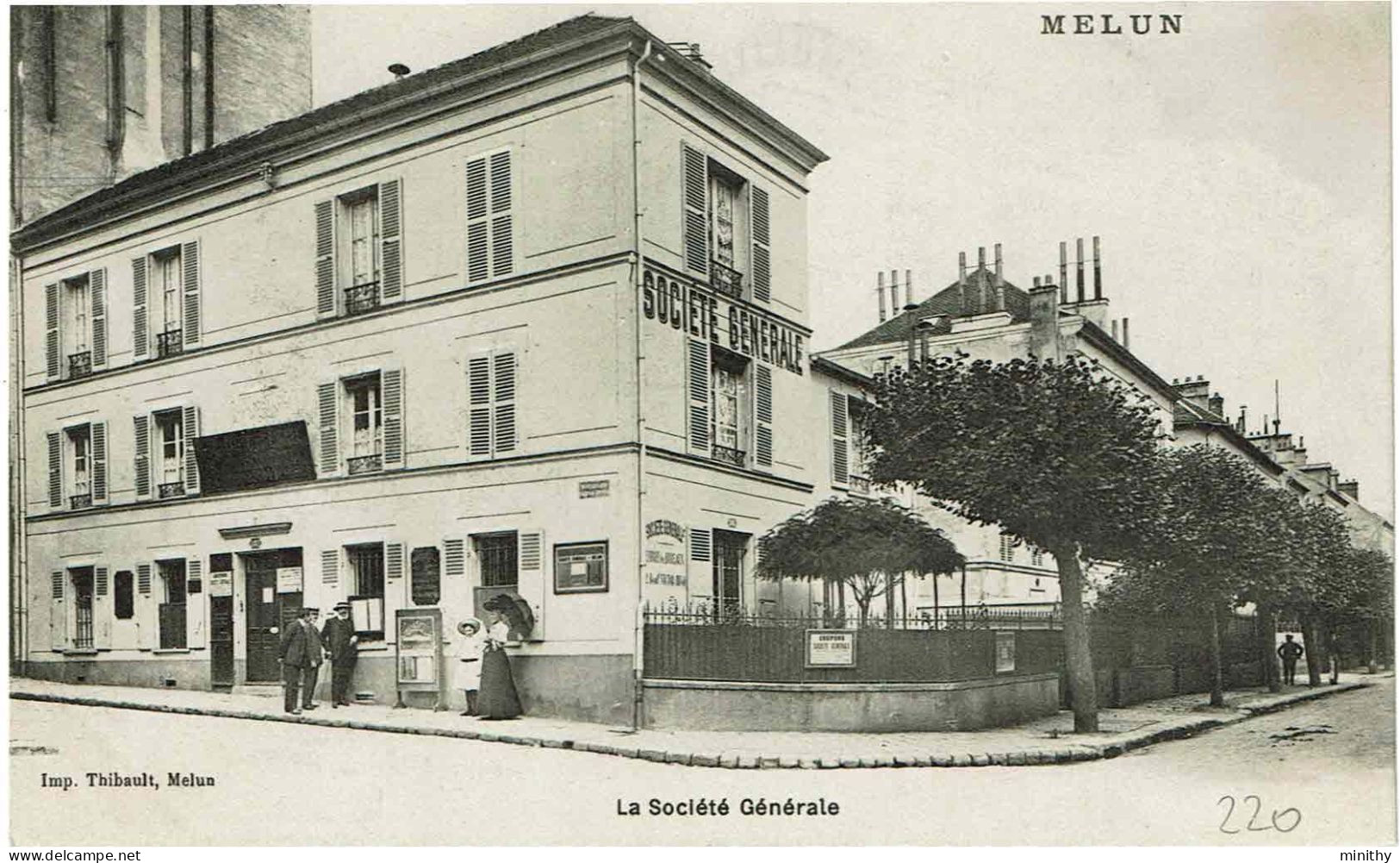 MELUN  -  La Société Générale - Bancos