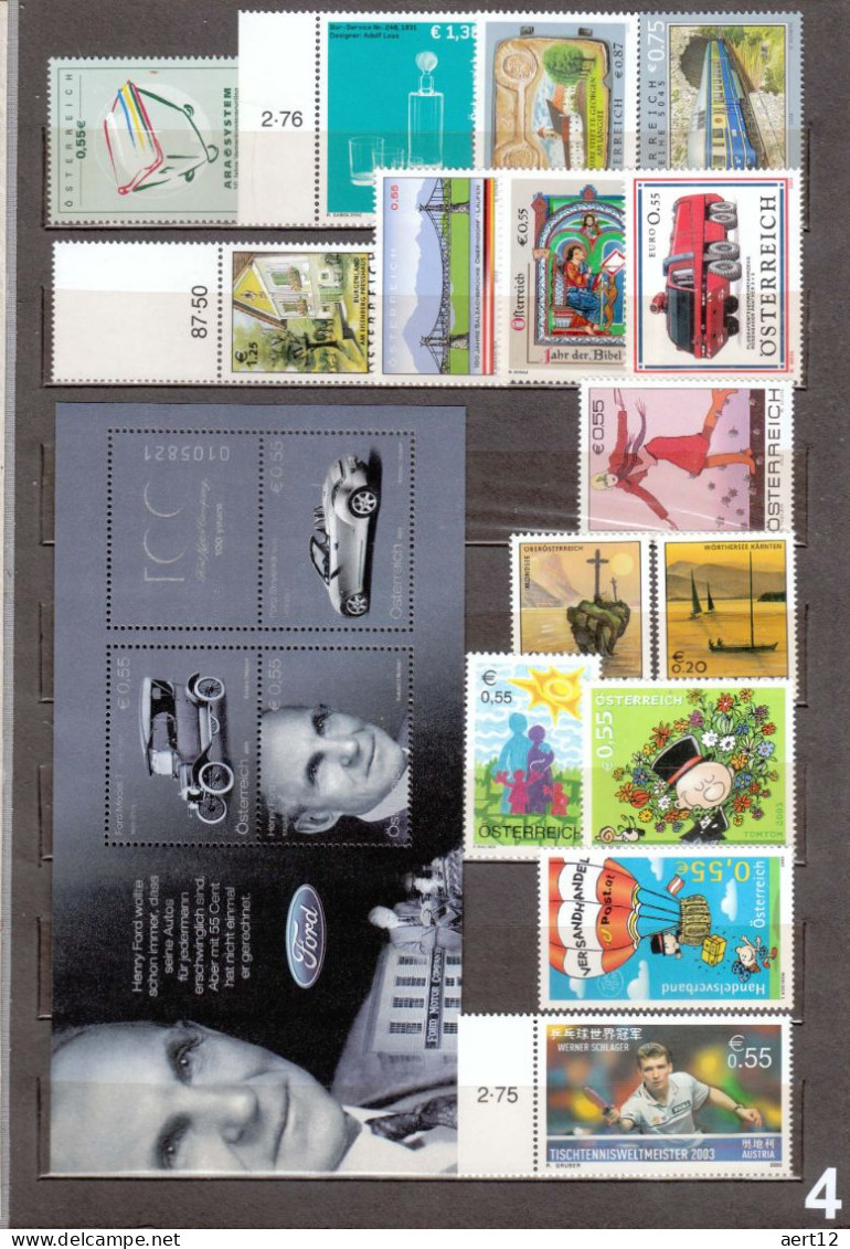 Austria, Michel catalog value: 873 EUR, Colection with Album