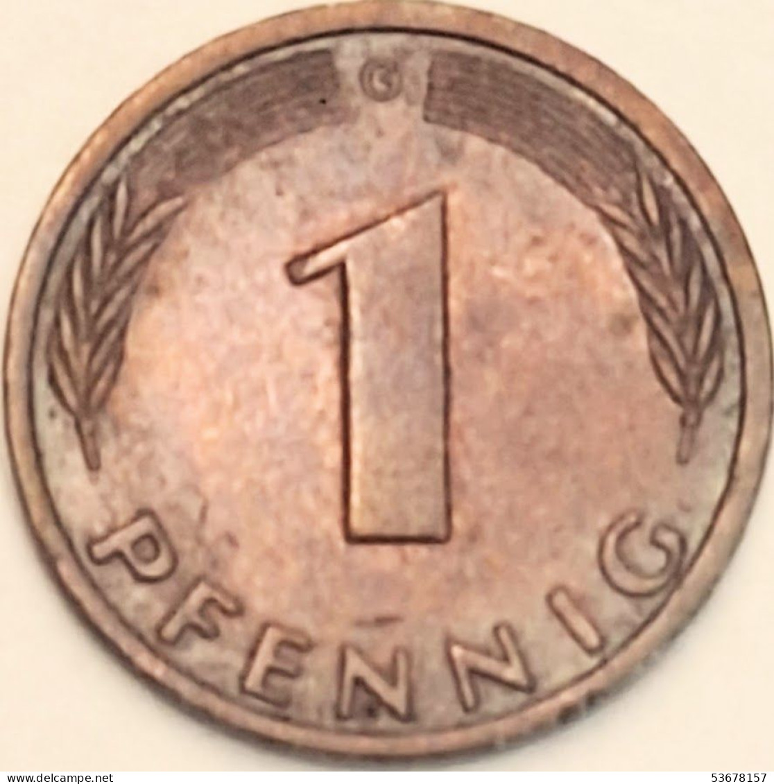 Germany Federal Republic - Pfennig 1983 G, KM# 105 (#4490) - 1 Pfennig