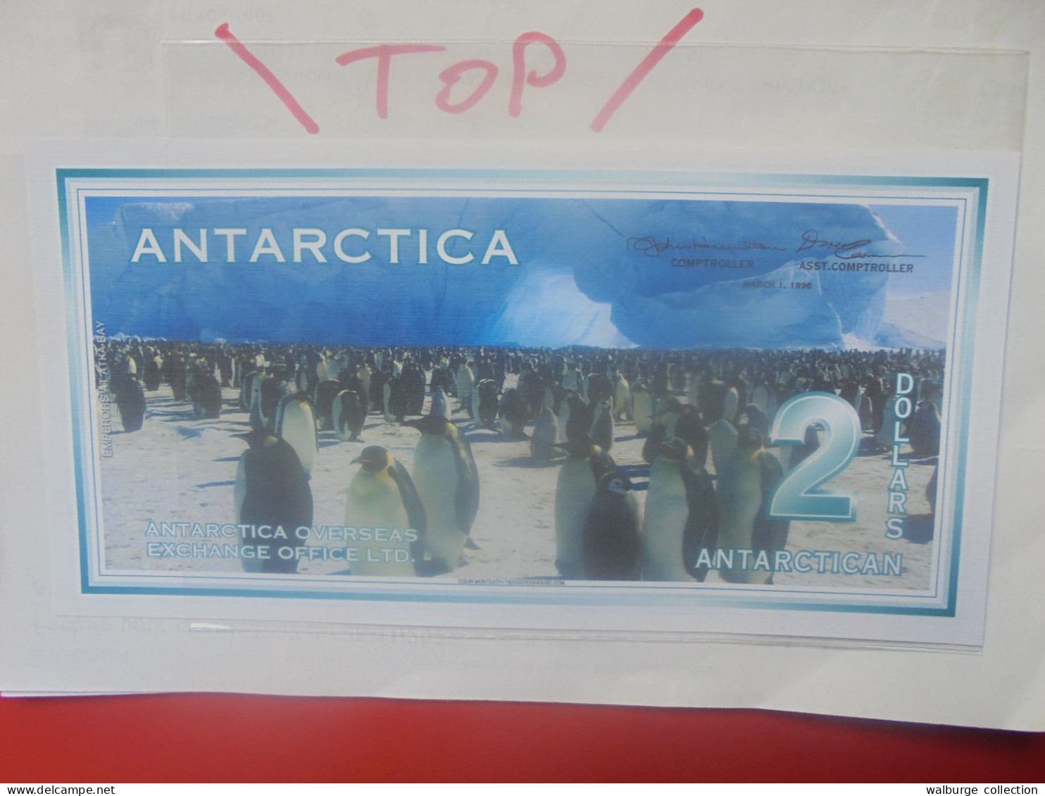 Paulet Island ANTARCTICAN 2$ 1996 (B.33) - Andere - Amerika