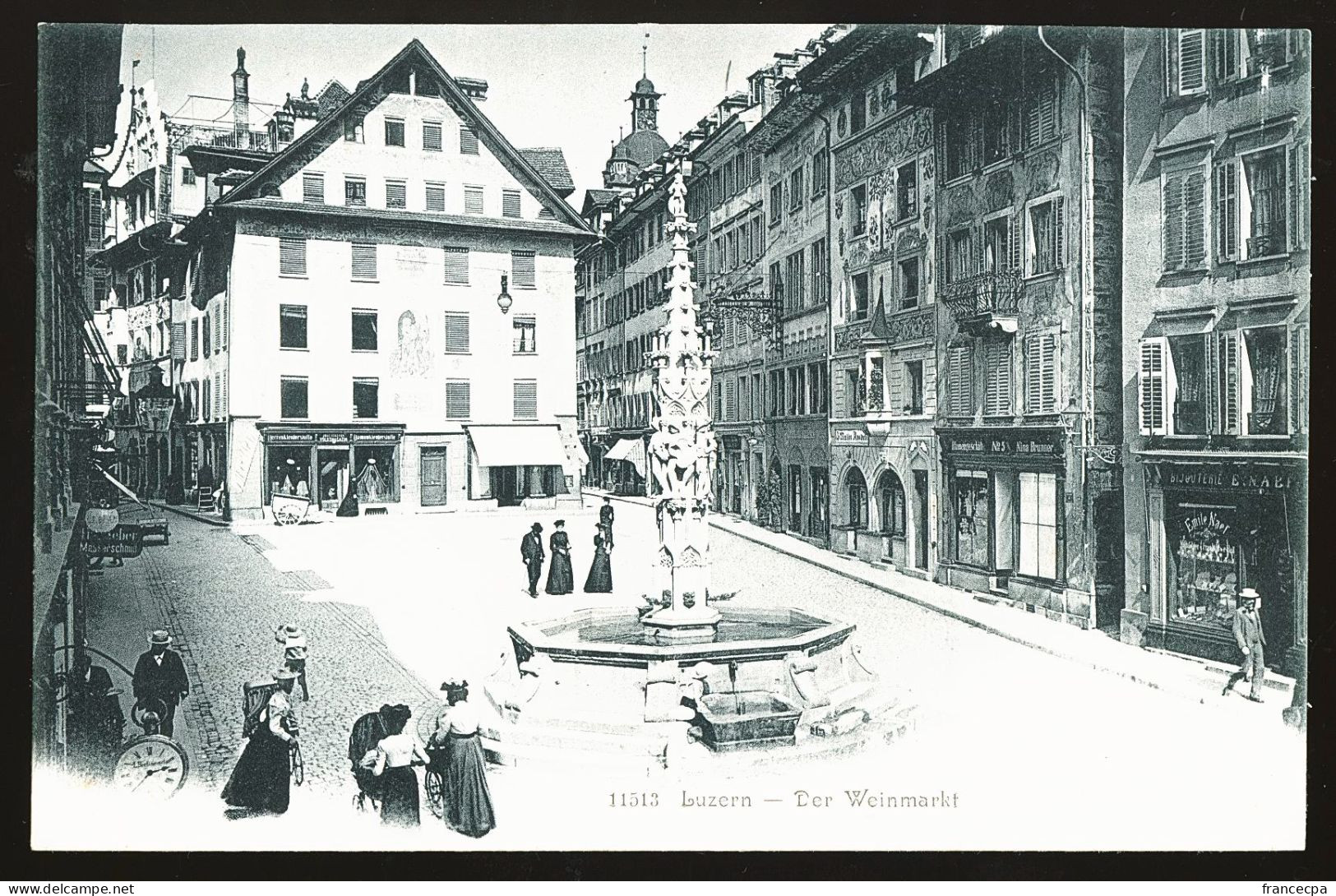14769 - SUISSE - LUZERN - Der Weinmarkt  - DOS NON DIVISE - Luzern