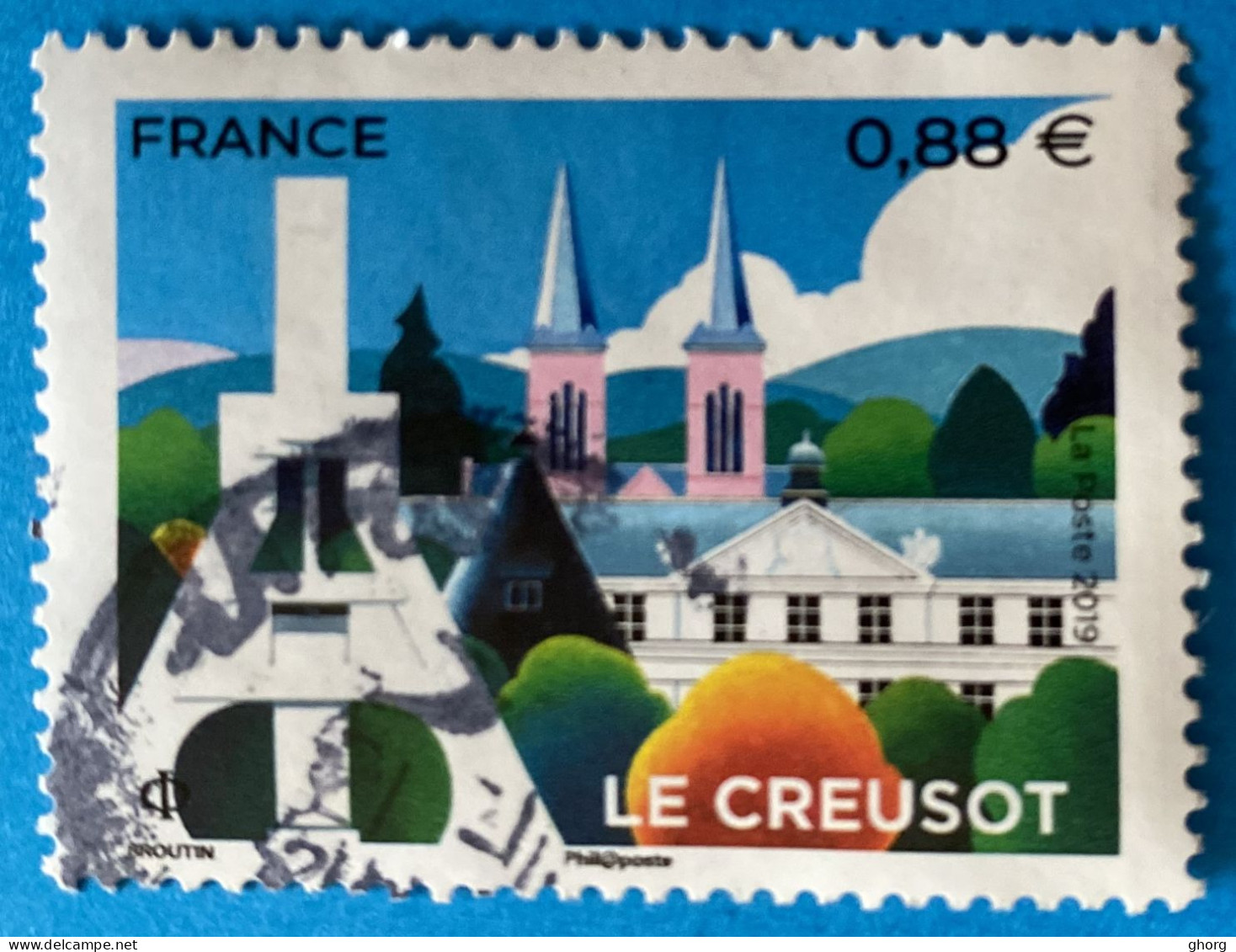 France 2019 : Le Creusot N° 5345 Oblitéré - 2010-.. Matasellados