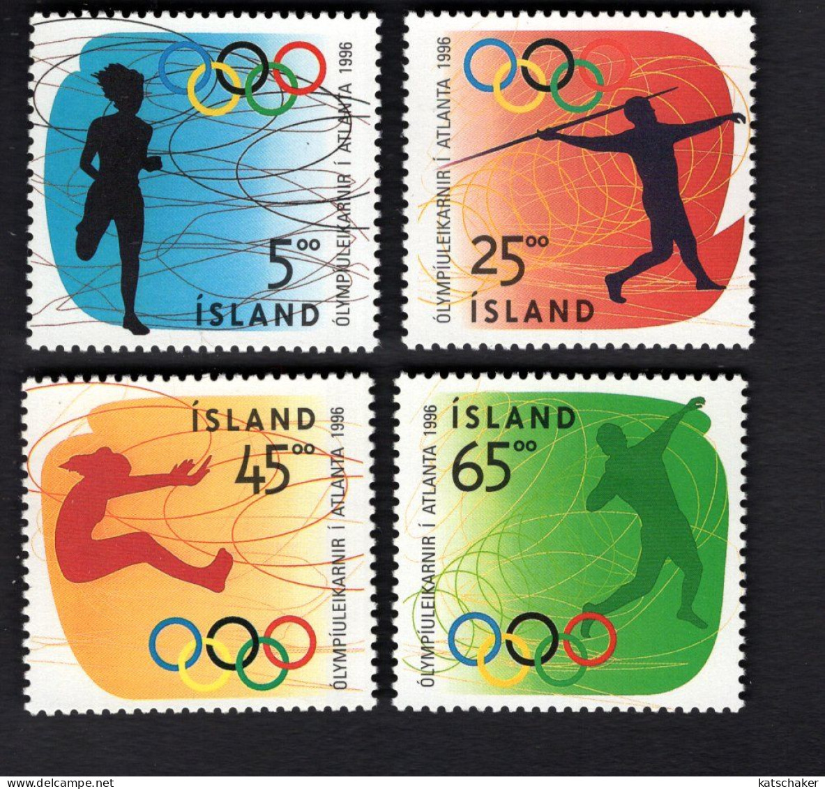 2022464993 1996 SCOTT 824 827 (XX)  POSTFRIS MINT NEVER HINGED - 1996 SUMMER OLYMPIC GAMES ATLANTA - Unused Stamps