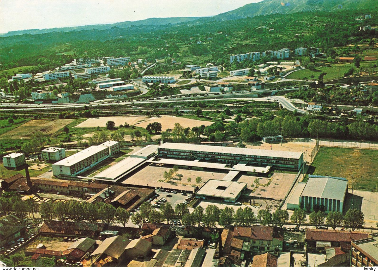 13 Aubagne Lycée Collège D' Enseignement Secondaire Frederic Joliot Curie CPM - Aubagne