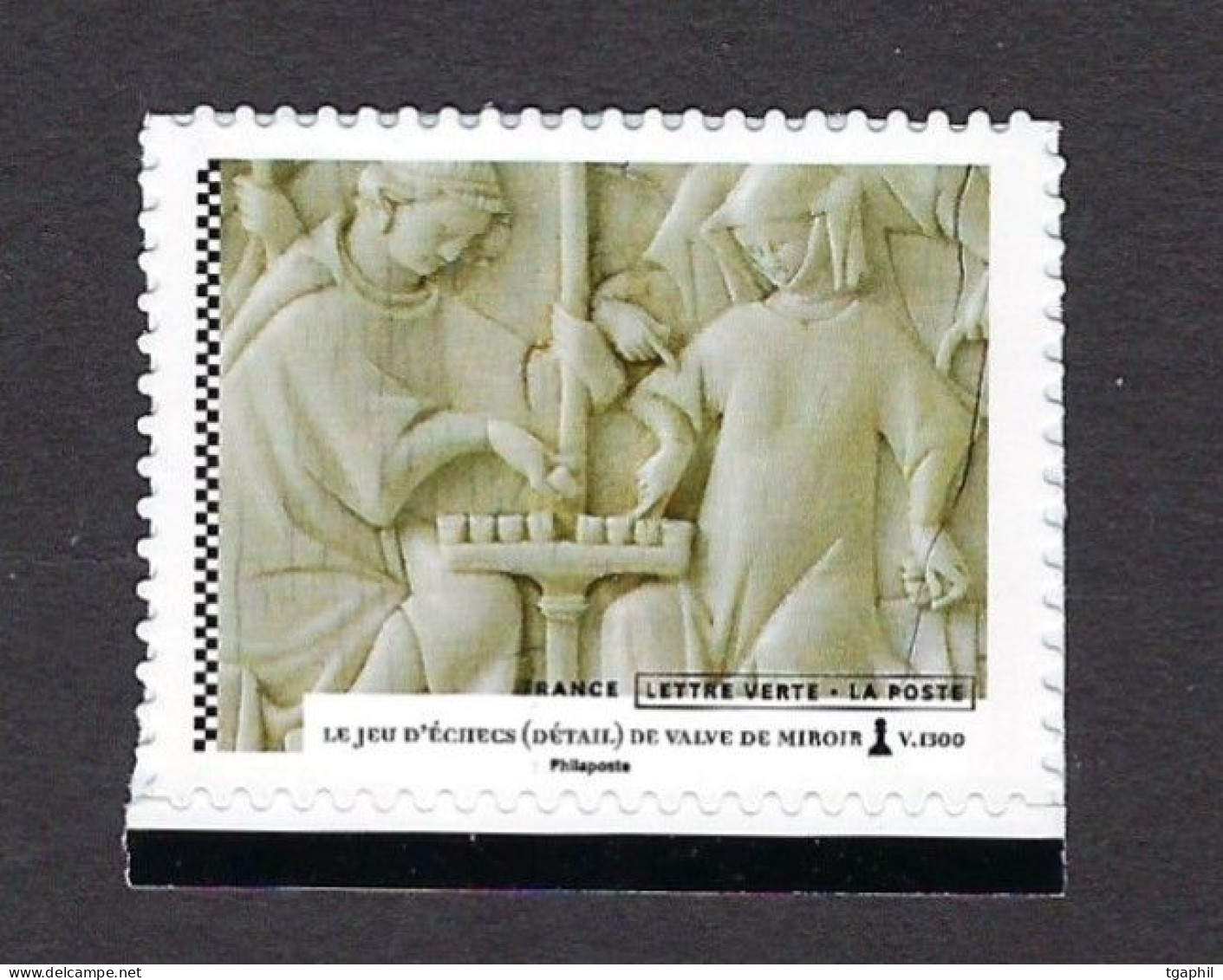 Joueurs D'échecs, Moyen Age, Louvre, France, 2021 - Schaken
