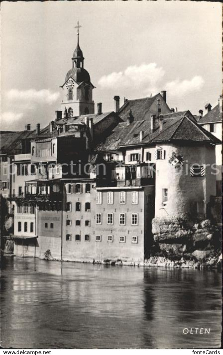 11745474 Olten Aarepartie Mit Kirchturm Olten - Autres & Non Classés