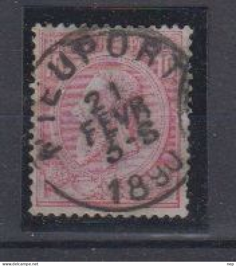 BELGIË - OBP - 1884/91 - Nr 46 T0 (NIEUPORT) - Coba + 2.00 € - 1884-1891 Léopold II