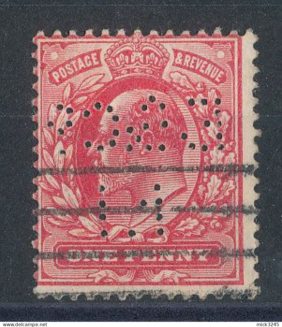 GB N°107 Perforé - Perfin