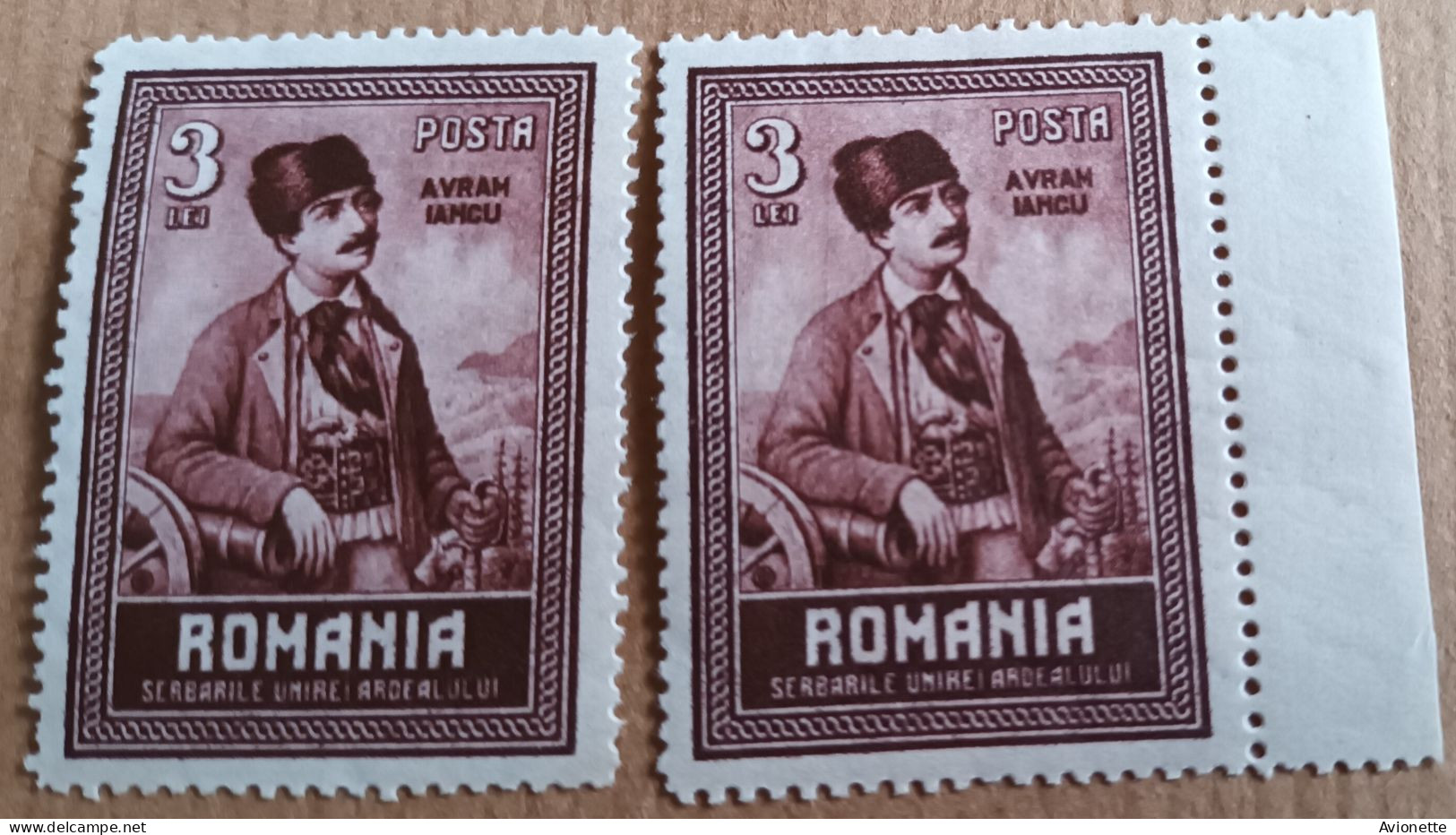 Romania 1943 (2 Timbres) - Unused Stamps
