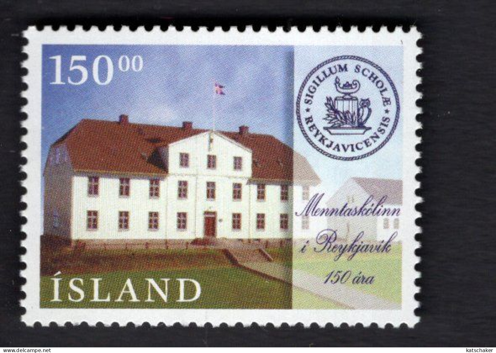 2022466019 1996 SCOTT 829 (XX)  POSTFRIS MINT NEVER HINGED - REYKJAVIK SCHOOL - 150TH ANNIV - Unused Stamps