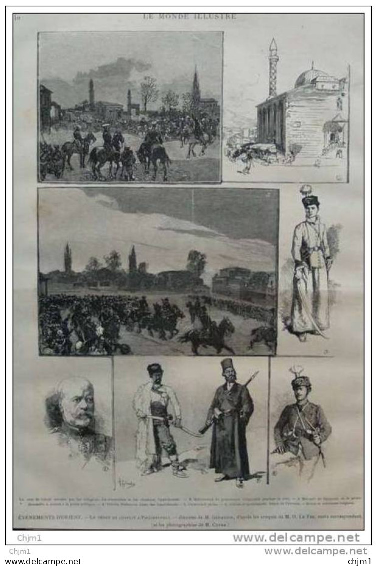 Le Début Du Conflit à Philippopoli - Volontaire Bulgares - Nédélia Stoianova - Page Original - 1885 - Documents Historiques
