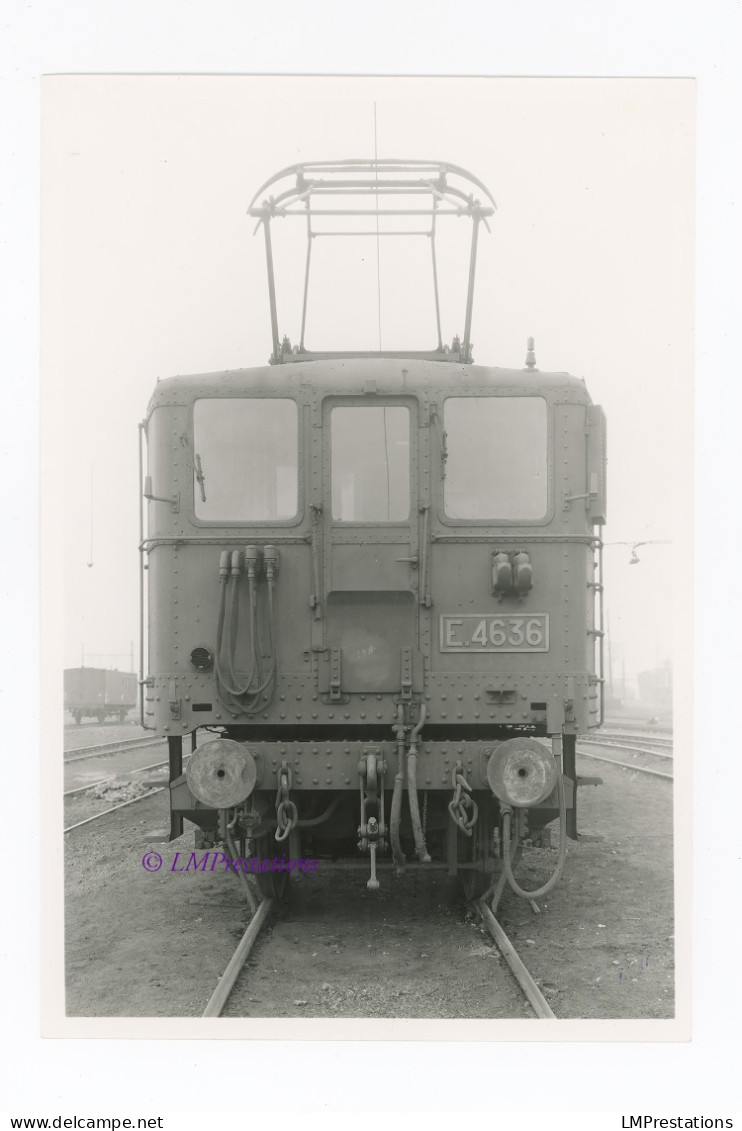 Photo Locomotive Midi E 4636 Sud Ouest France Train Gare Chemin Chemins Fer Compagnie Motrice électrique E 4600 E4600 - Trains