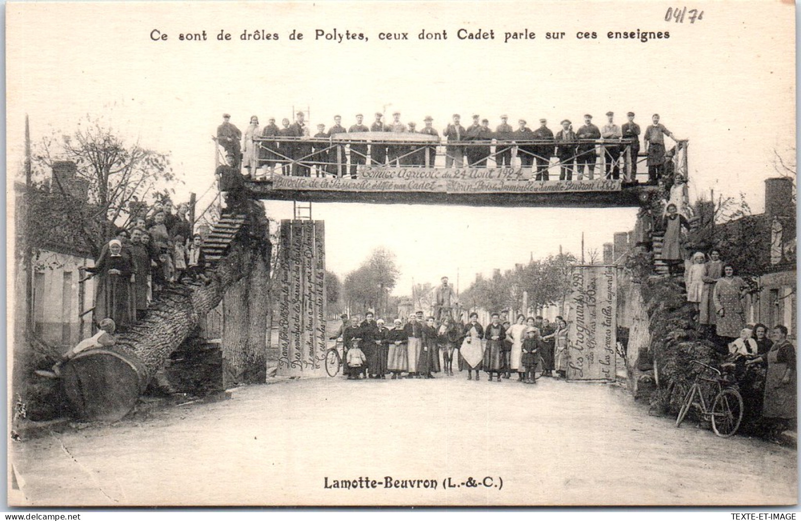 41 LAMOTTE BEUVRON - Les Droles De Polytes. - Lamotte Beuvron