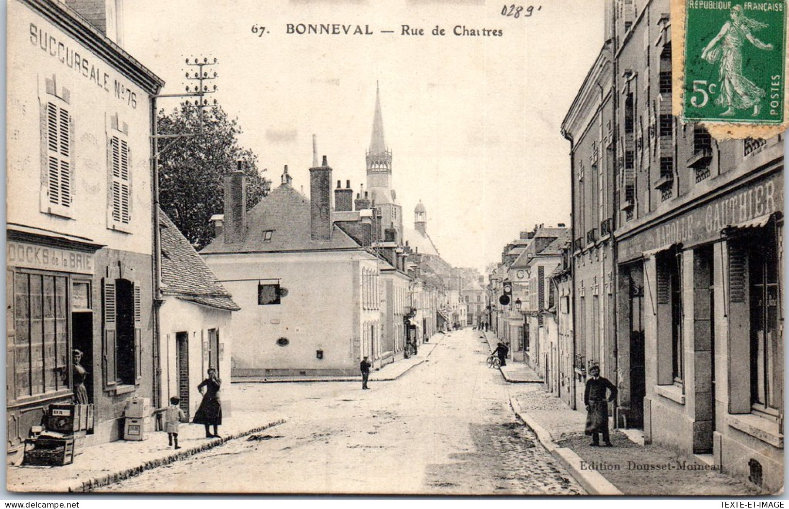 28 BONNEVAL - Rue De Chartres. - Bonneval