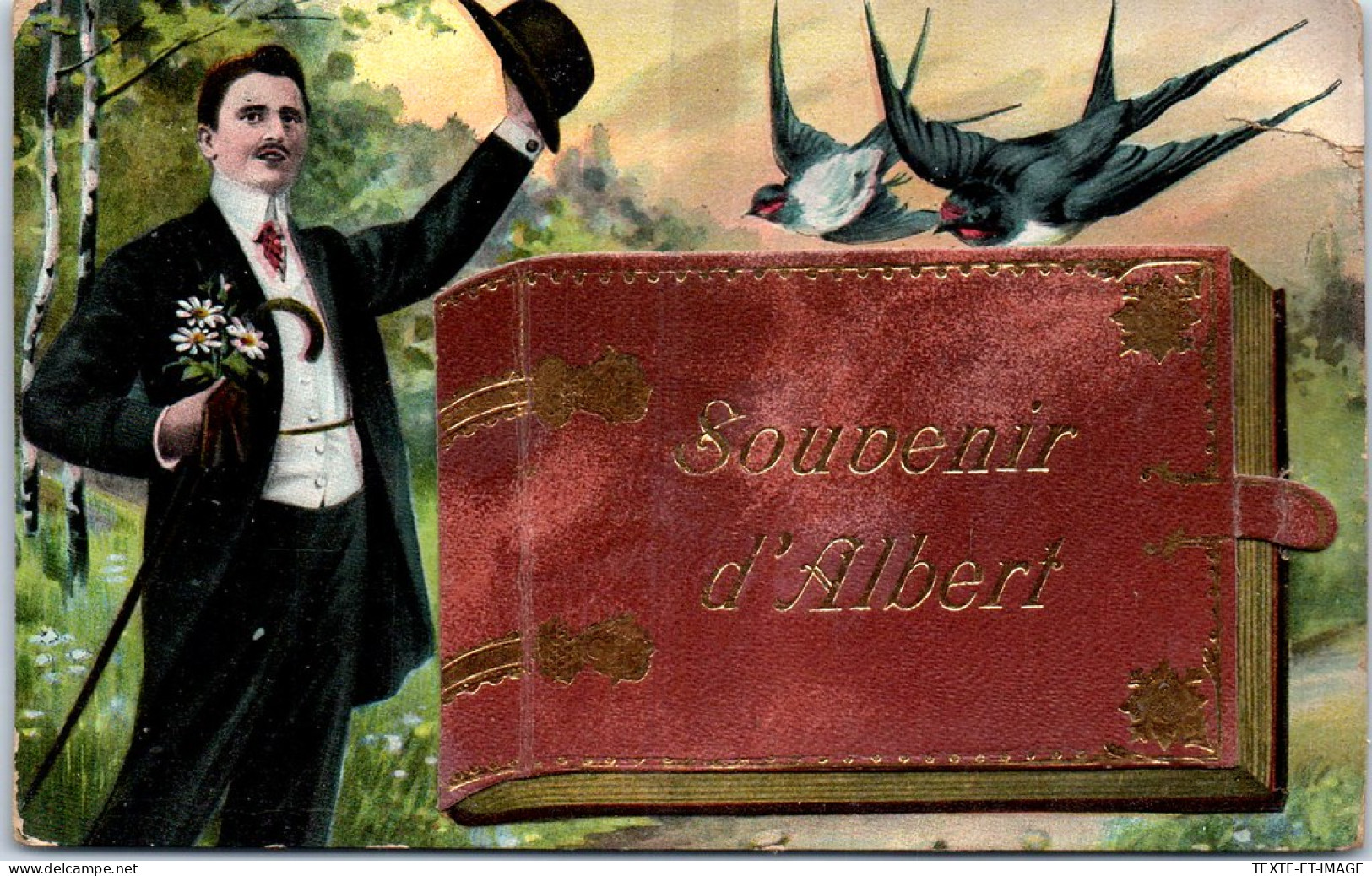 80 ALBERT - Carte Souvenir A Systeme  - Albert