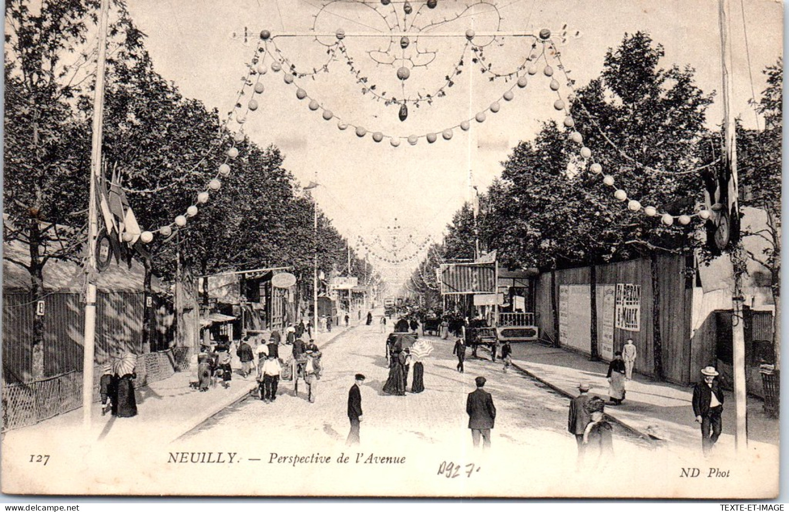 92 NEUILLY - Perspective De L'avenue  - Neuilly Sur Seine