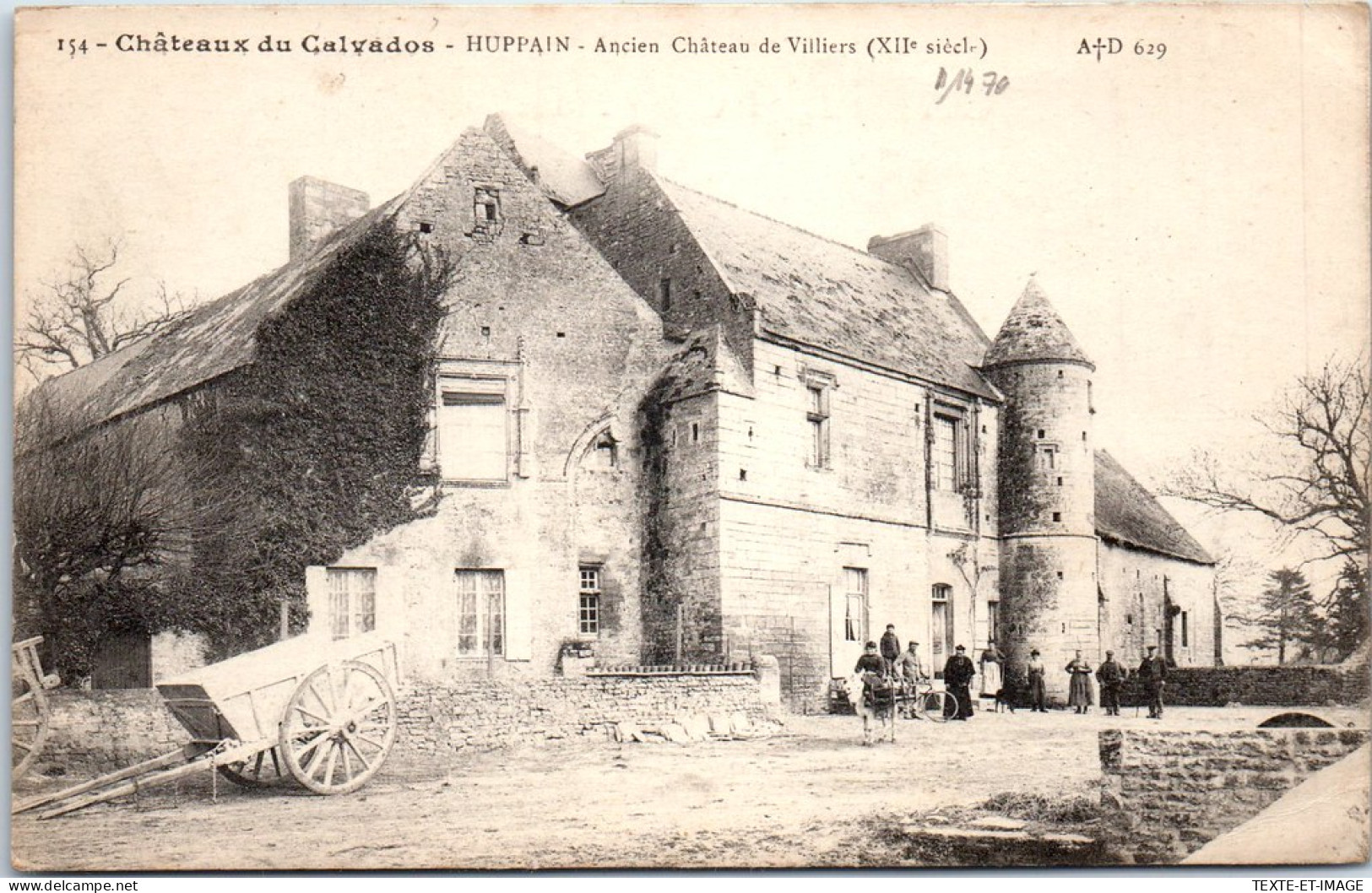 14 HUPPAIN - L'ancien CHATEAUde Villiers. - Other & Unclassified