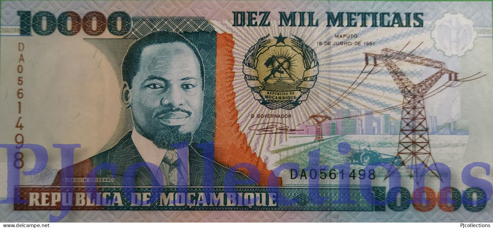 MOZAMBIQUE 10000 ESCUDOS 1991 PICK 137 UNC - Mozambique