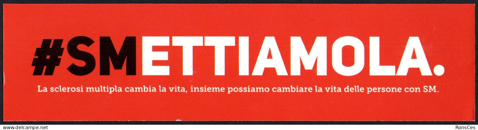 ITALIA - FONDAZIONE ITALIANA SCLEROSI MULTIPLA - #SMETTIAMOLA. - I - Lesezeichen