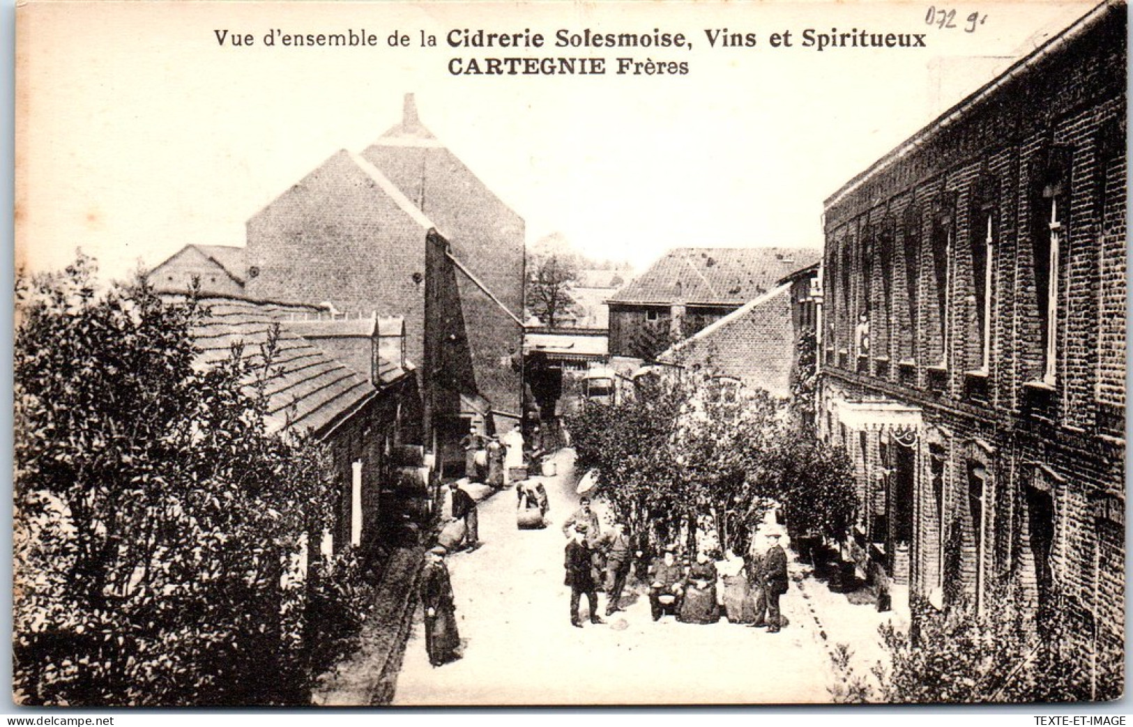 72 SOLESMES - Vue D'ensemble De La Cidrerie CARTEGNIE - Solesmes