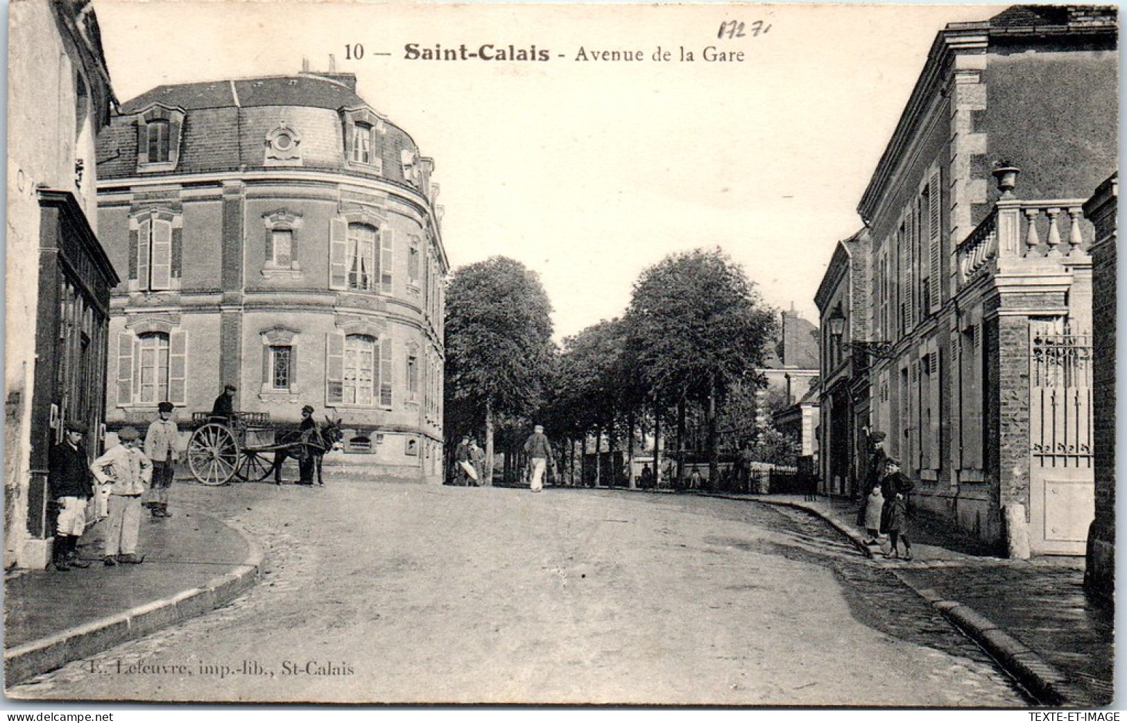 72 SAINT CALAIS - Avenue De La Gare. - Saint Calais