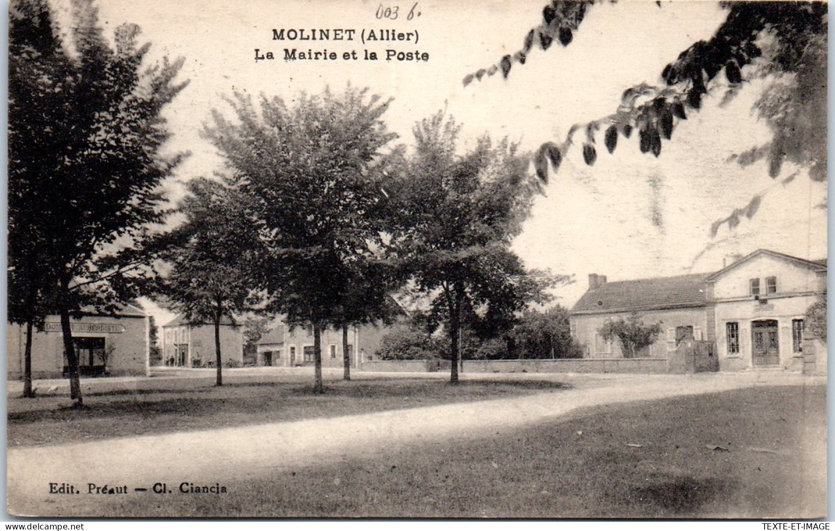 03 MOLINET - La Mairie Et La Poste. - Autres & Non Classés