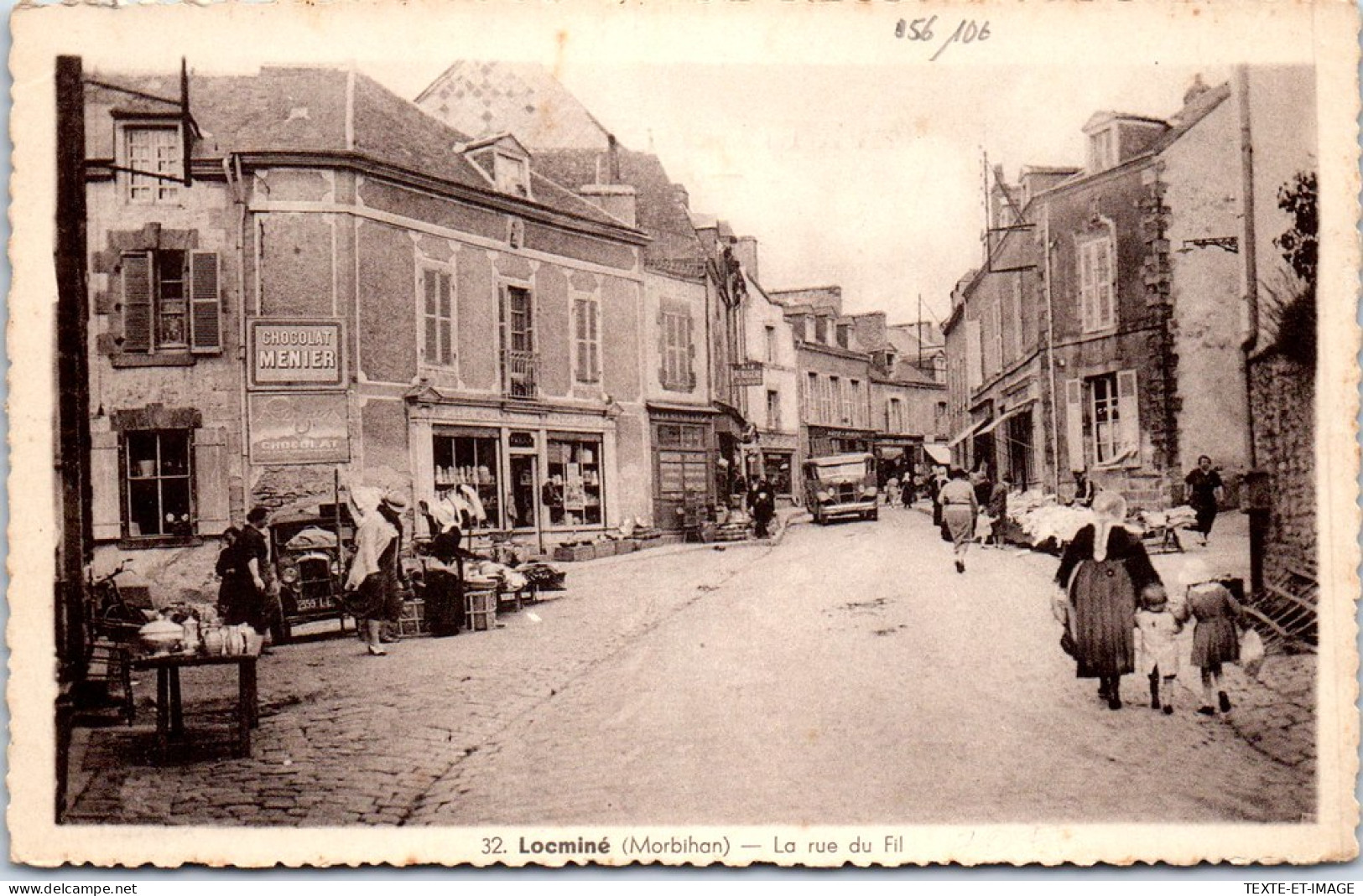 56 LOCMINE - La Rue Du Fil. - Locmine
