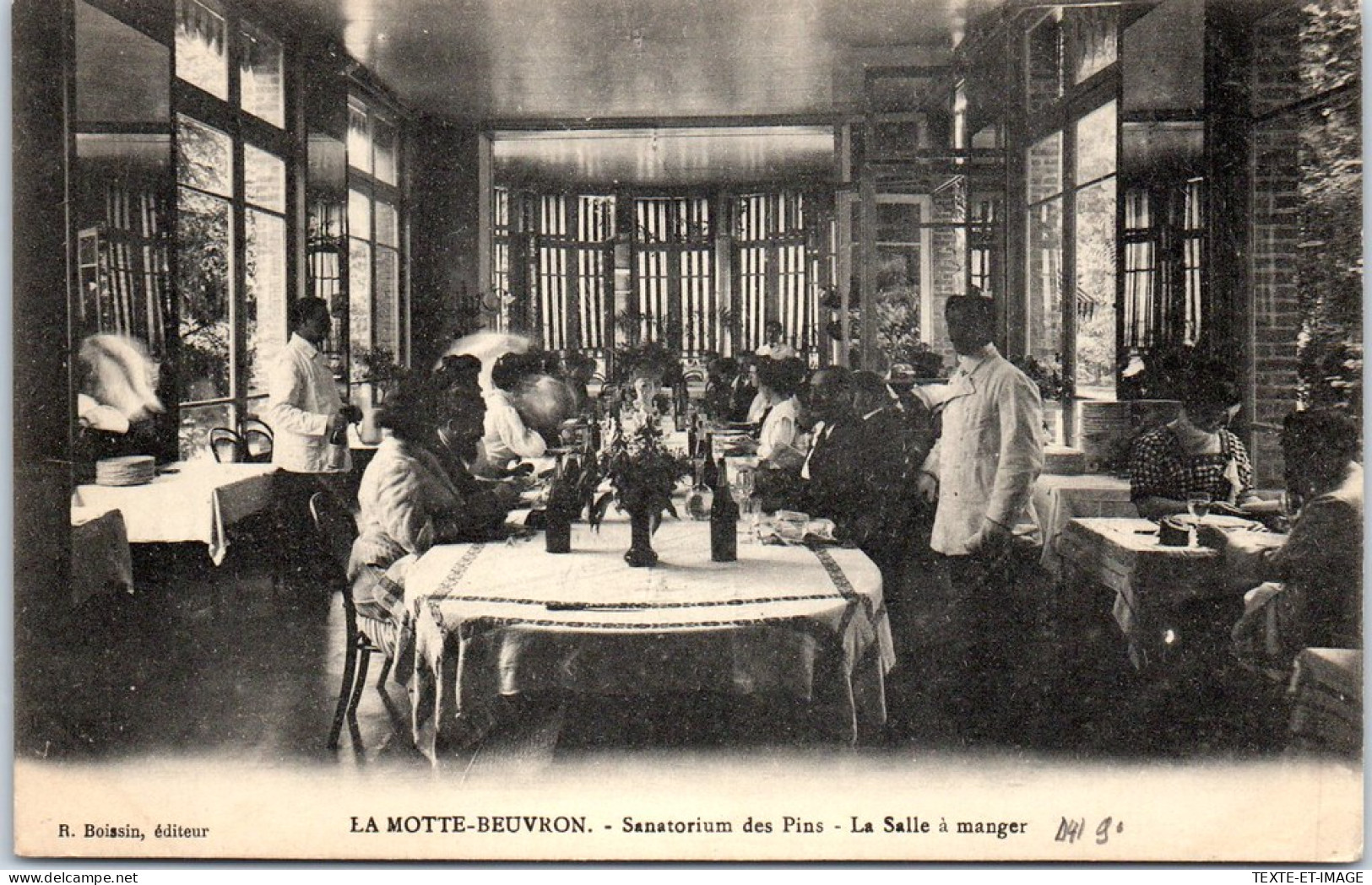 41 LAMOTTE BEUVRON - Sanatorium Des Pins, La Salle A Manger. - Lamotte Beuvron