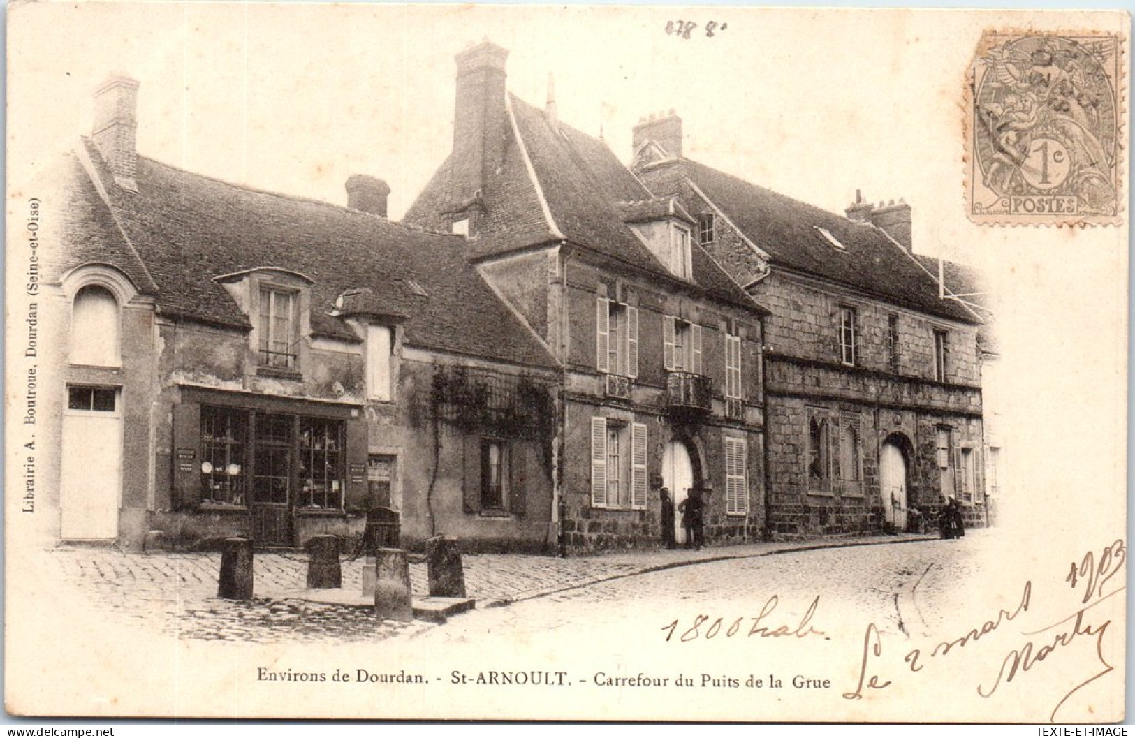 78 SAINT ARNOULT - Le Carrefour Du Puits De La Grue. - St. Arnoult En Yvelines