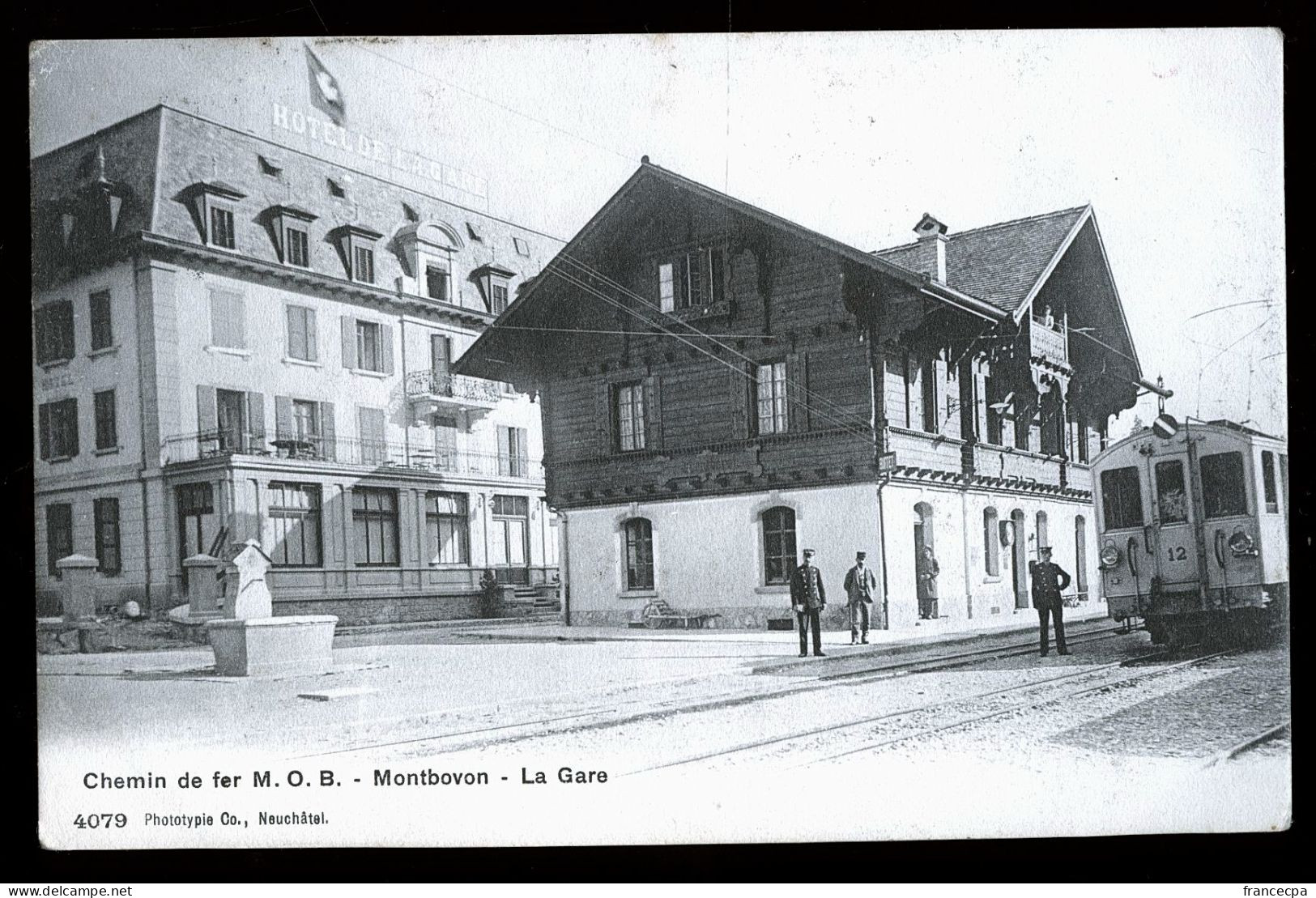 14778 - SUISSE - MONTBOVON - La Gare - Montbovon