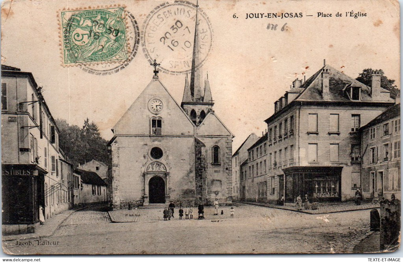 78 JOUY EN JOSAS - La Place De L'eglise. - Jouy En Josas