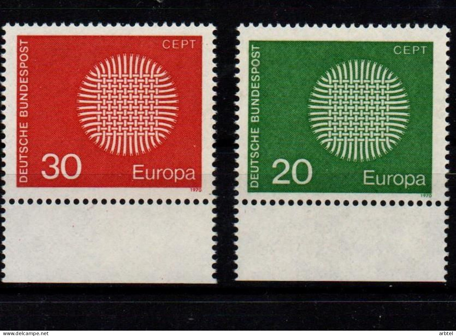 ALEMANIA EUROPA CEPT 1970 - 1970