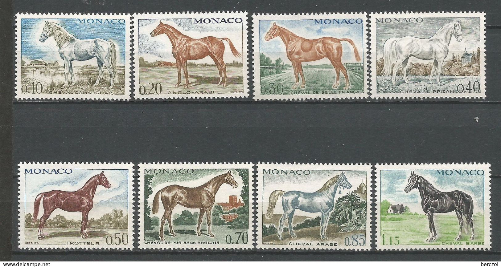 MONACO ANNEE 1970 LOT DE 8 TP N°831 à 838 NEUFS** MNH TB COTE 20,00 € - Unused Stamps