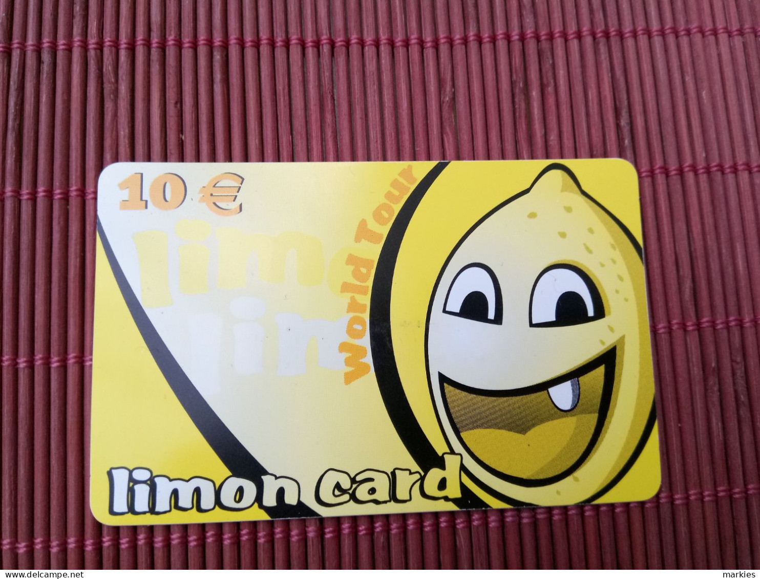 Prepaidcard Limon Card 10 Euro Mint 2 Photos Rare - Cellulari, Carte Prepagate E Ricariche