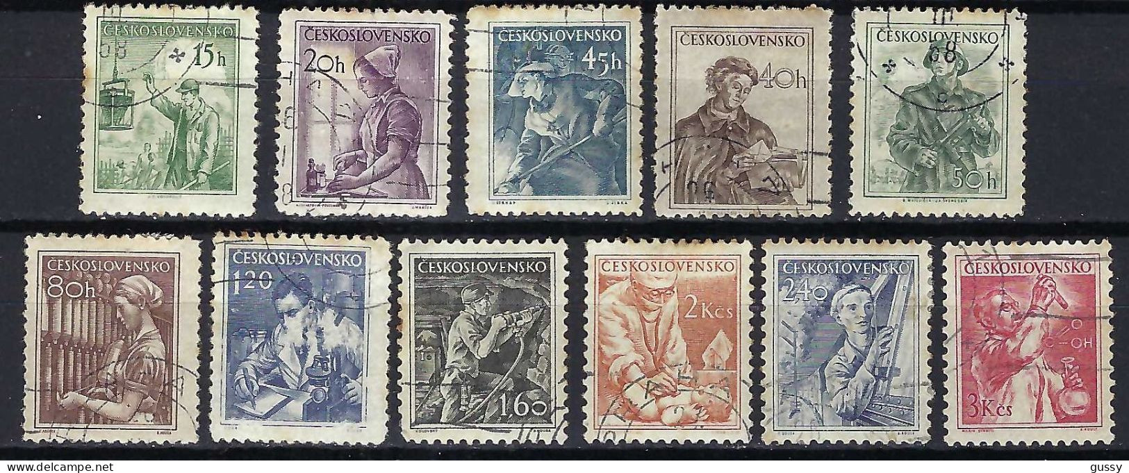 TCHECOSLOVAQUIE Ca.1960-69: Lot D' Obl. - Used Stamps