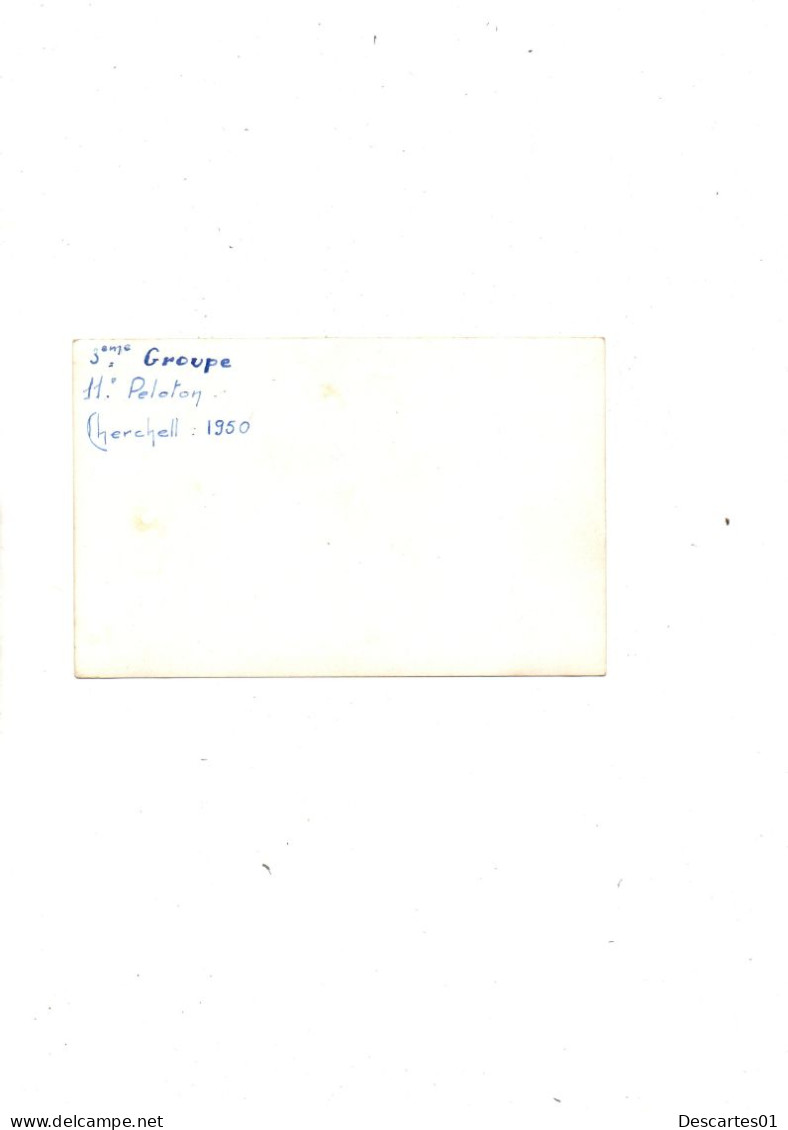 C P A  ANIMEE   3 EME GROUPE 11 EME PELOTON CHERCHELL  1950    CIRCULEE   NON - Regimente