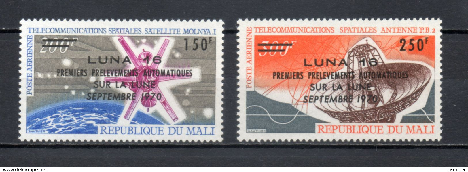MALI  PA  N° 108 + 109   NEUFS SANS CHARNIERE  COTE 4.50€    ESPACE SURCHARGE - Mali (1959-...)