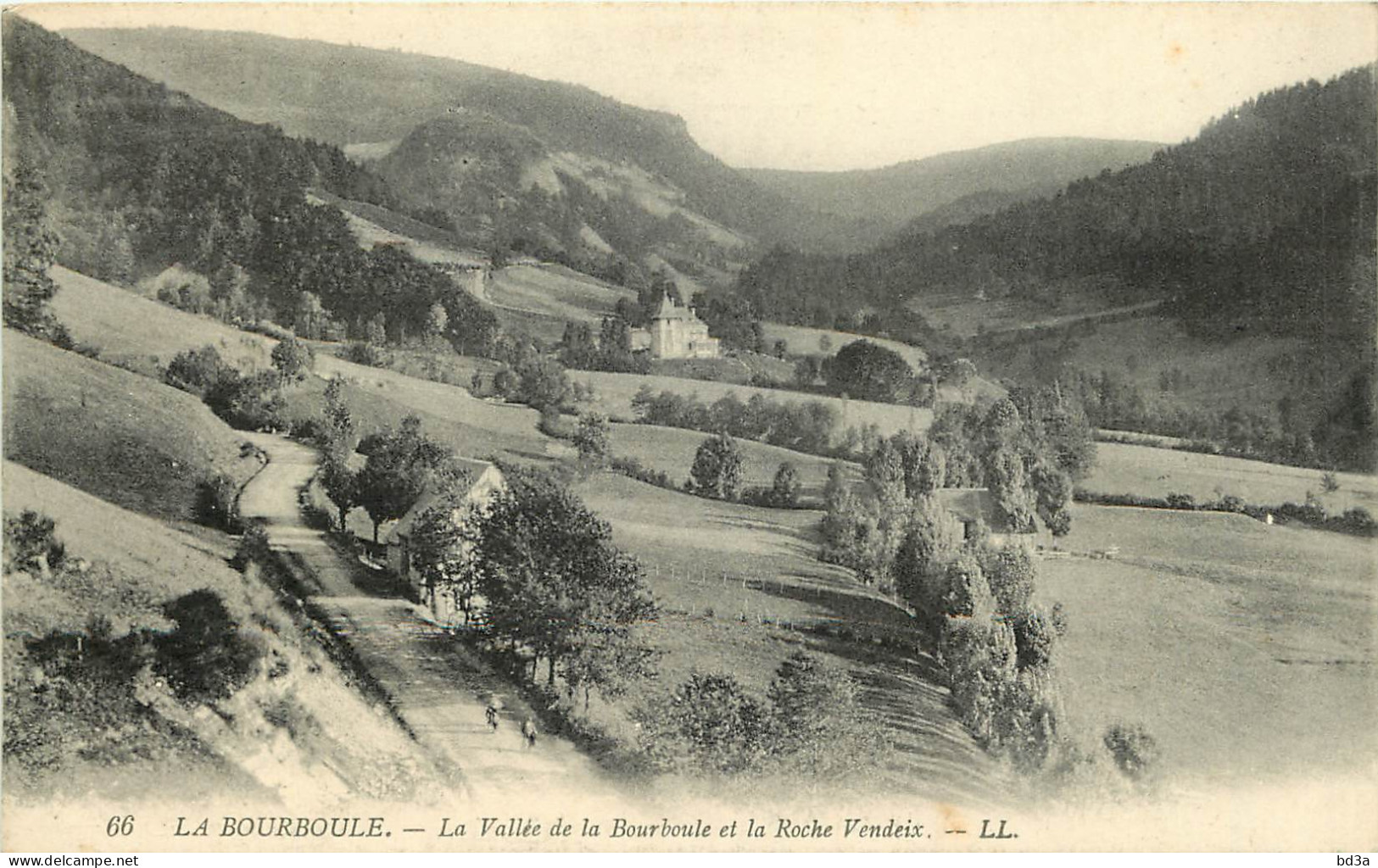  63 - LA BOURBOULE - LA VALLEE DE LA BOURBOULE ET LA ROCHE VENDEIX - La Bourboule