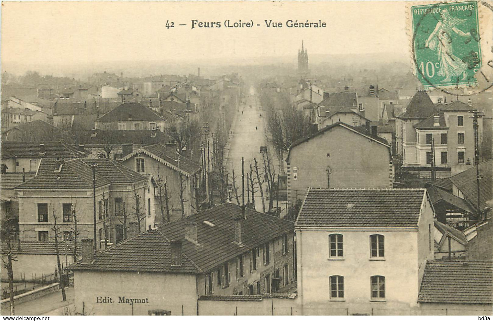  42 -  FEURS - VUE GENERALE - Feurs