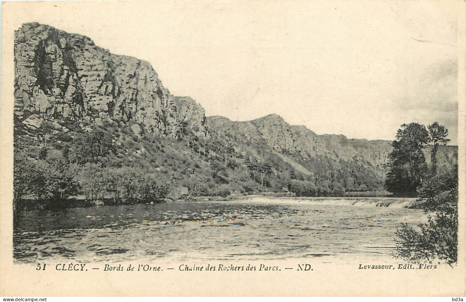  14 - CLECY - BORDS DE L'ORNE - CHAINE DES ROCHES DES PARCS - Clécy