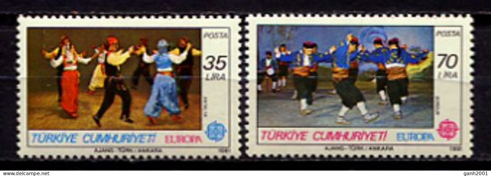 Turkey 1981 Turquía / Europa CEPT Folk Dances MNH Folklore Bailes Tanzen / Ji04  5-54 - 1981
