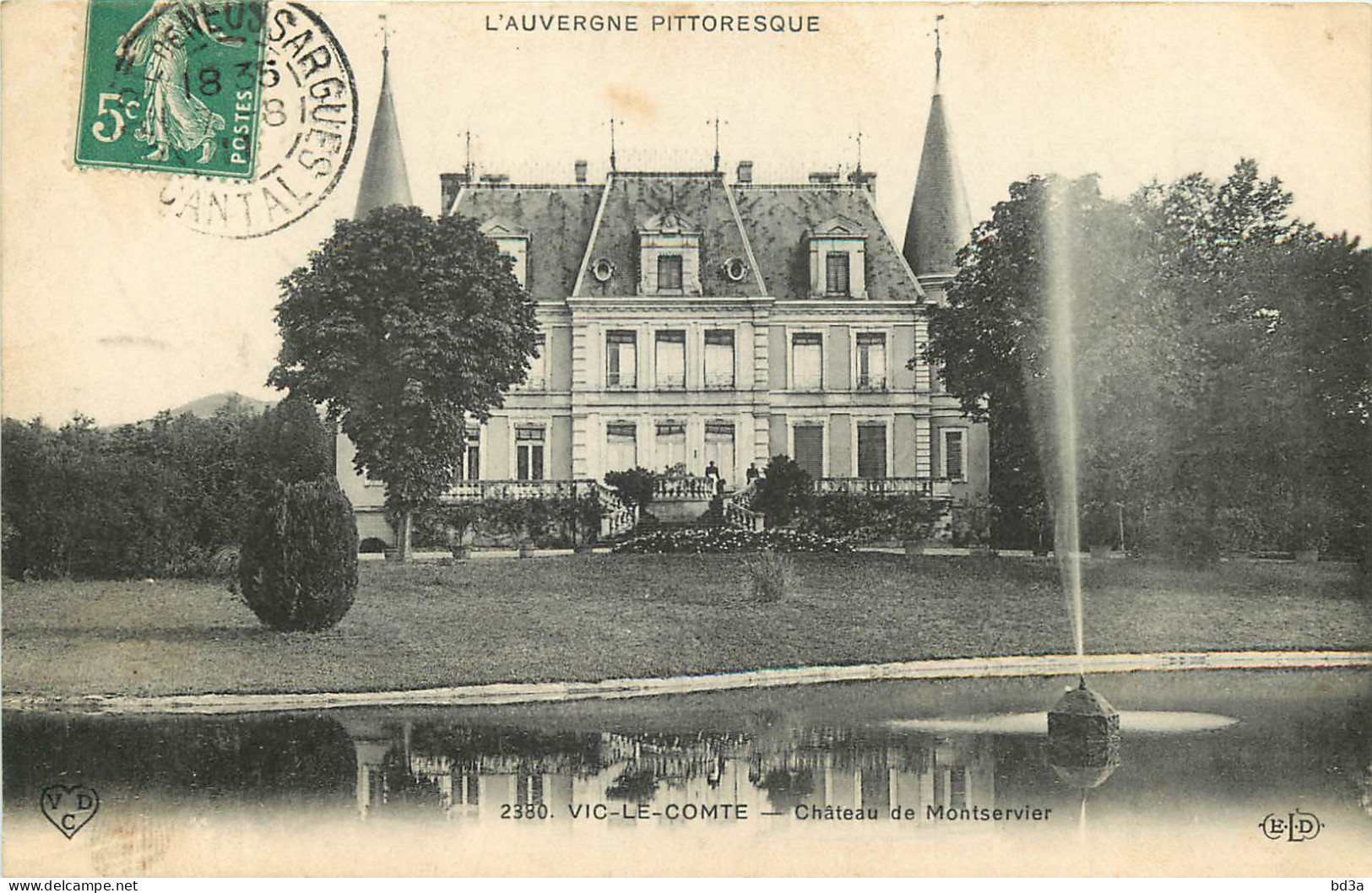  63 - VIC LE COMTE - CHATEAU DE MONTSERVIER - Vic Le Comte