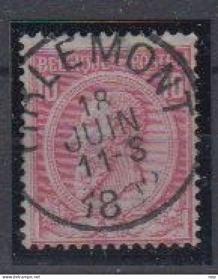 BELGIË - OBP - 1884/91 - Nr 46 T0 (TIRLEMONT) - Coba + 2.00 € - 1884-1891 Léopold II