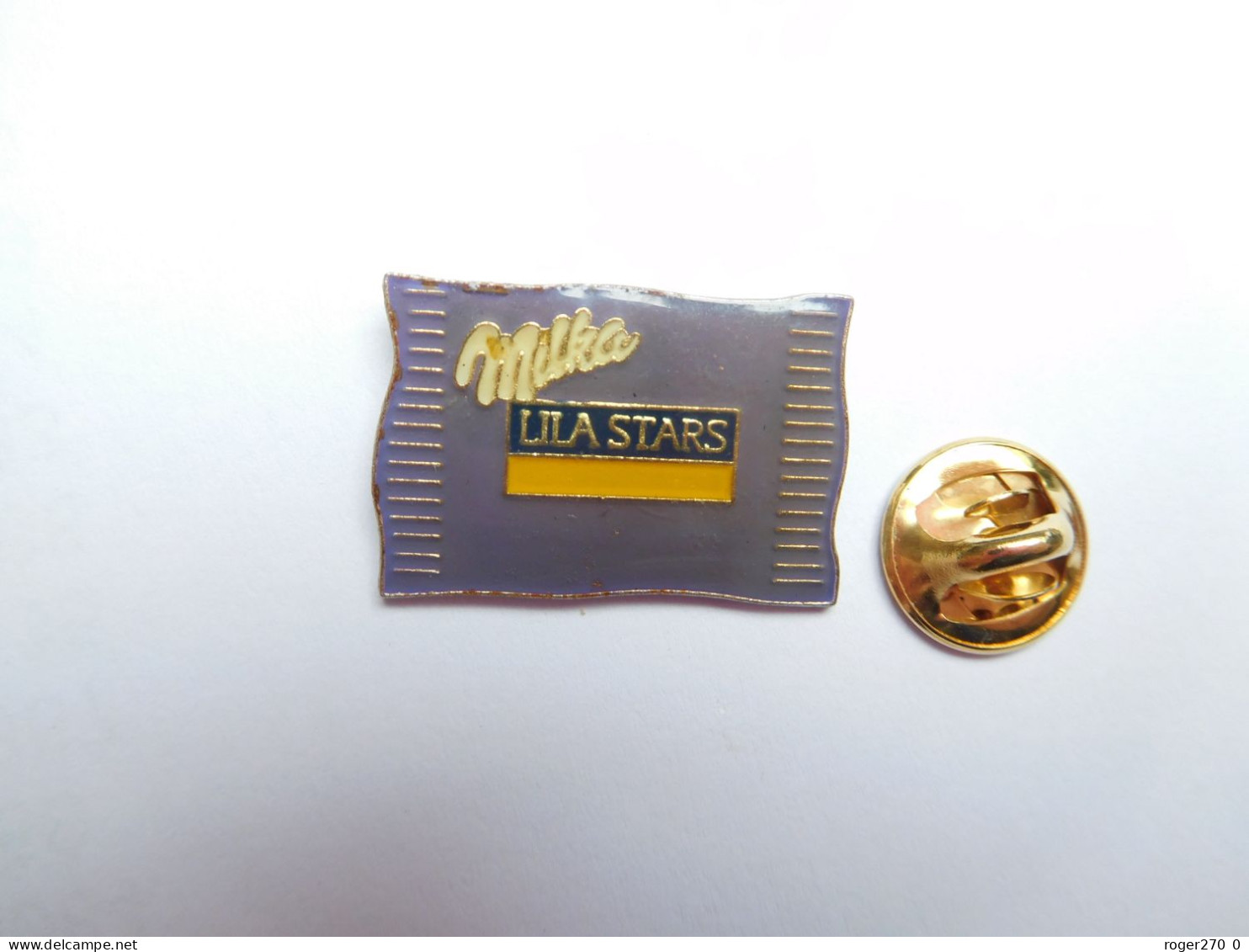 Beau Pin's , Chocolat Milka Lila Stars , Non Signé - Lebensmittel