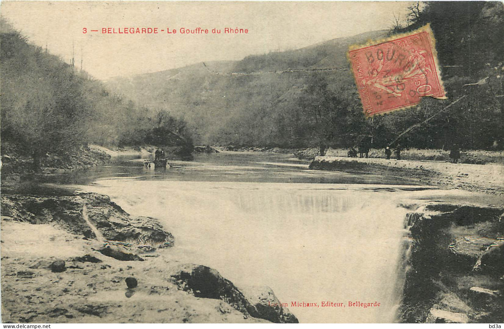  01 - BELLEGARDE - LE GOUFFRE DU RHONE - Bellegarde-sur-Valserine