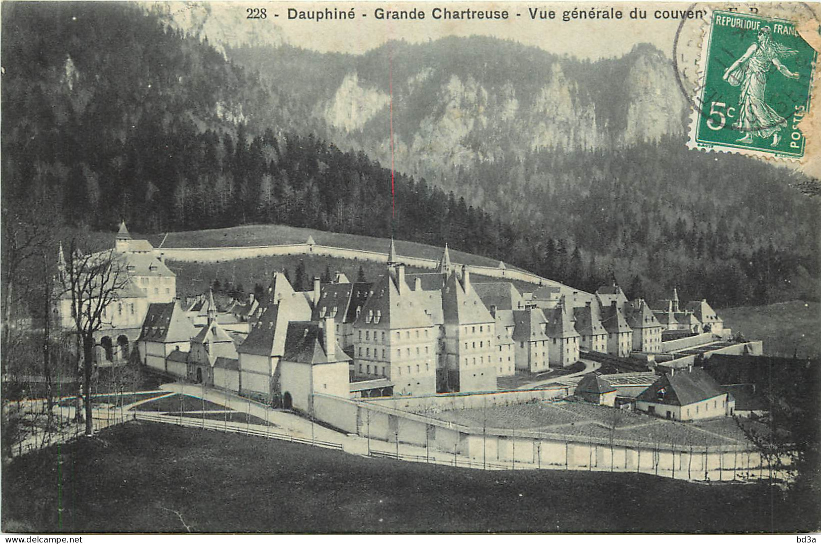   38 -  GRANDE CHARTREUSE - VUE GENERALE DU COUVENT - Chartreuse