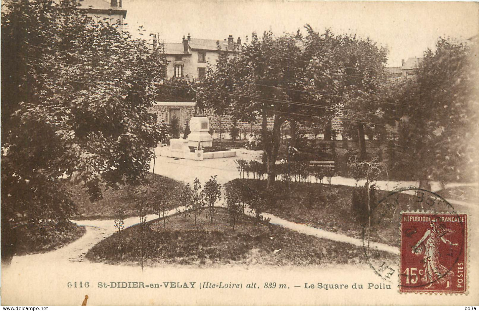  43 - SAINT DIDIER EN VELAY - LE SQUARE DU POILU - Saint Didier En Velay