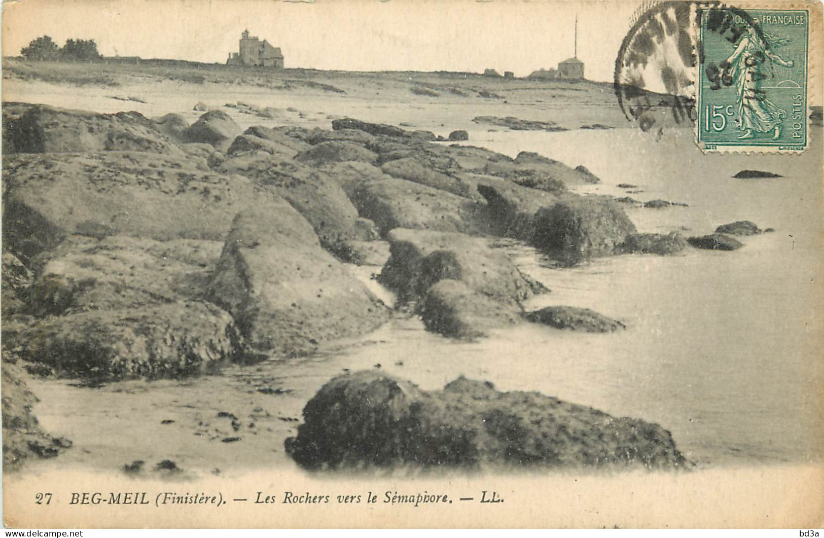  29 - BEG MEIL - LES ROCHERS VERS LE SEMAPHORE - Beg Meil