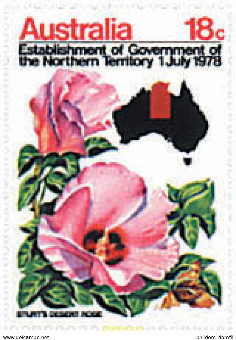 79872 MNH AUSTRALIA 1978 ESTABLECIMIENTO DEL GOBIERNO DEL TERRITORIO DEL NORTE - Neufs