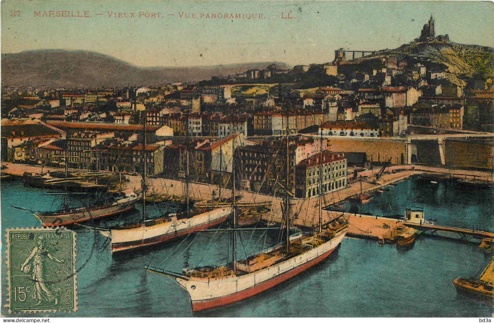 13 - MARSEILLE - VIEUX PORT - VUE PANORAMIQUE - Alter Hafen (Vieux Port), Saint-Victor, Le Panier